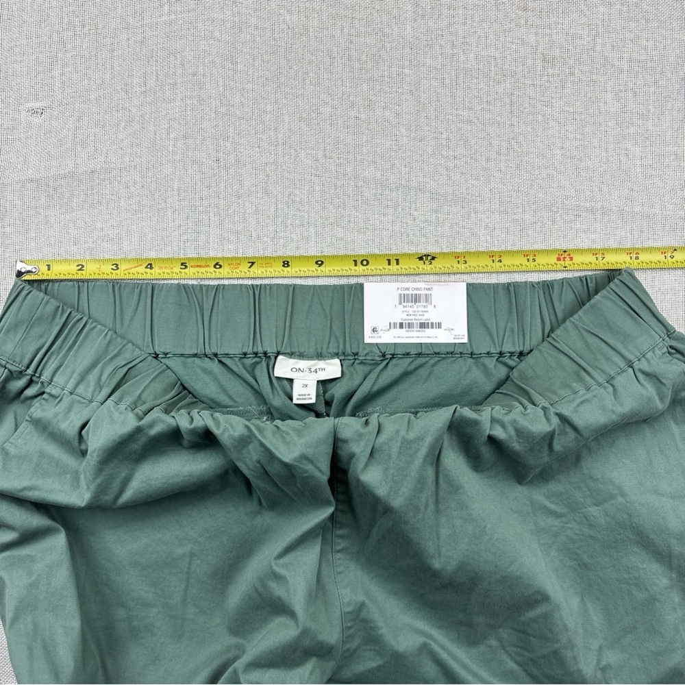 On 34th Women's Trendy Plus Size Pull-On Chino Pants - Picture 7 of 8